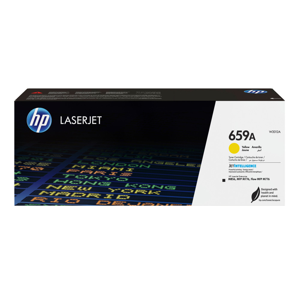 HP LaserJet Toner jaune 659A authentique, 13000 pages, Jaune, 1 pièce(s) W2012A