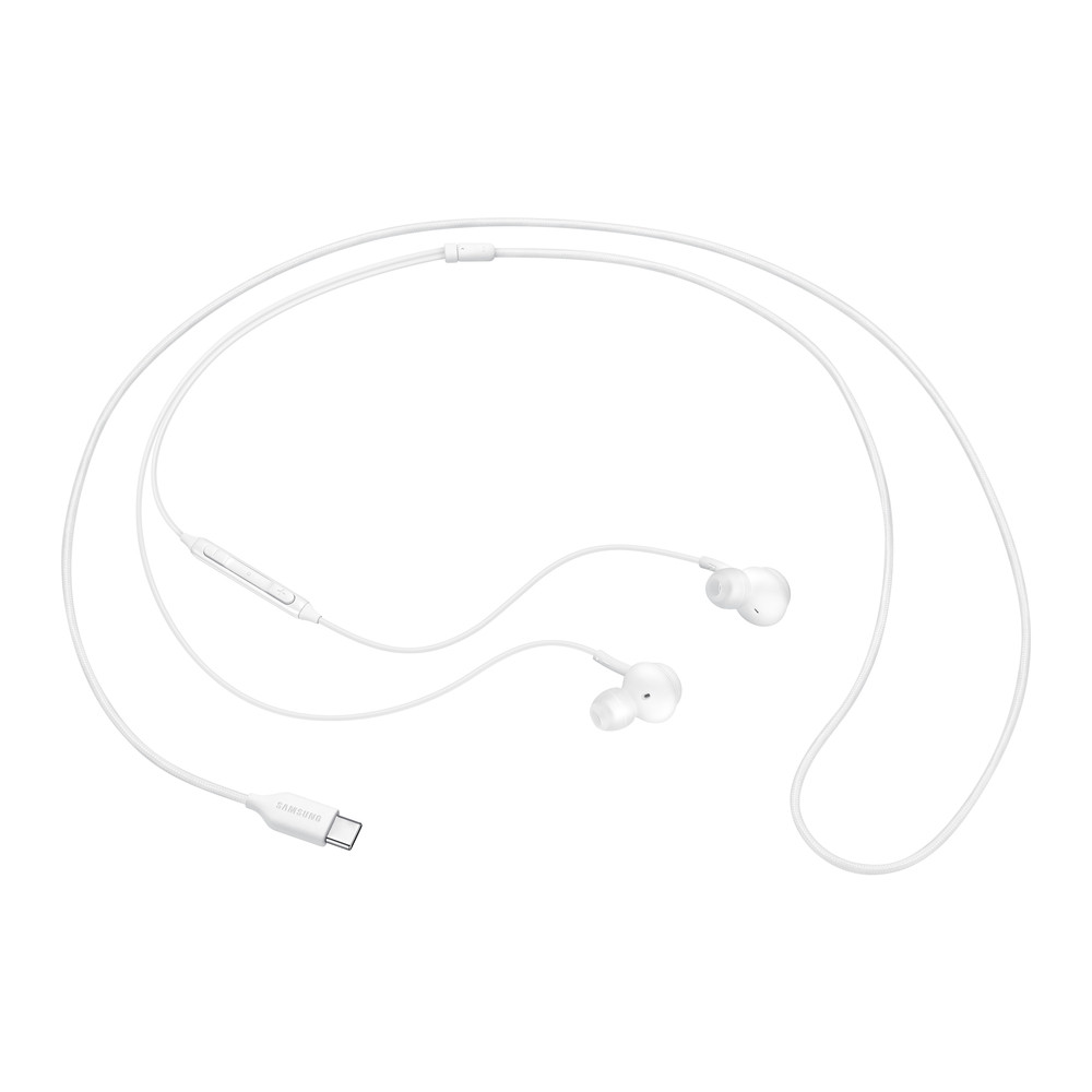 Samsung EO-IC100, Casque, Ecouteurs, Calls/Music, Blanc, Binaural, Bouton EO-IC100BWEGEU