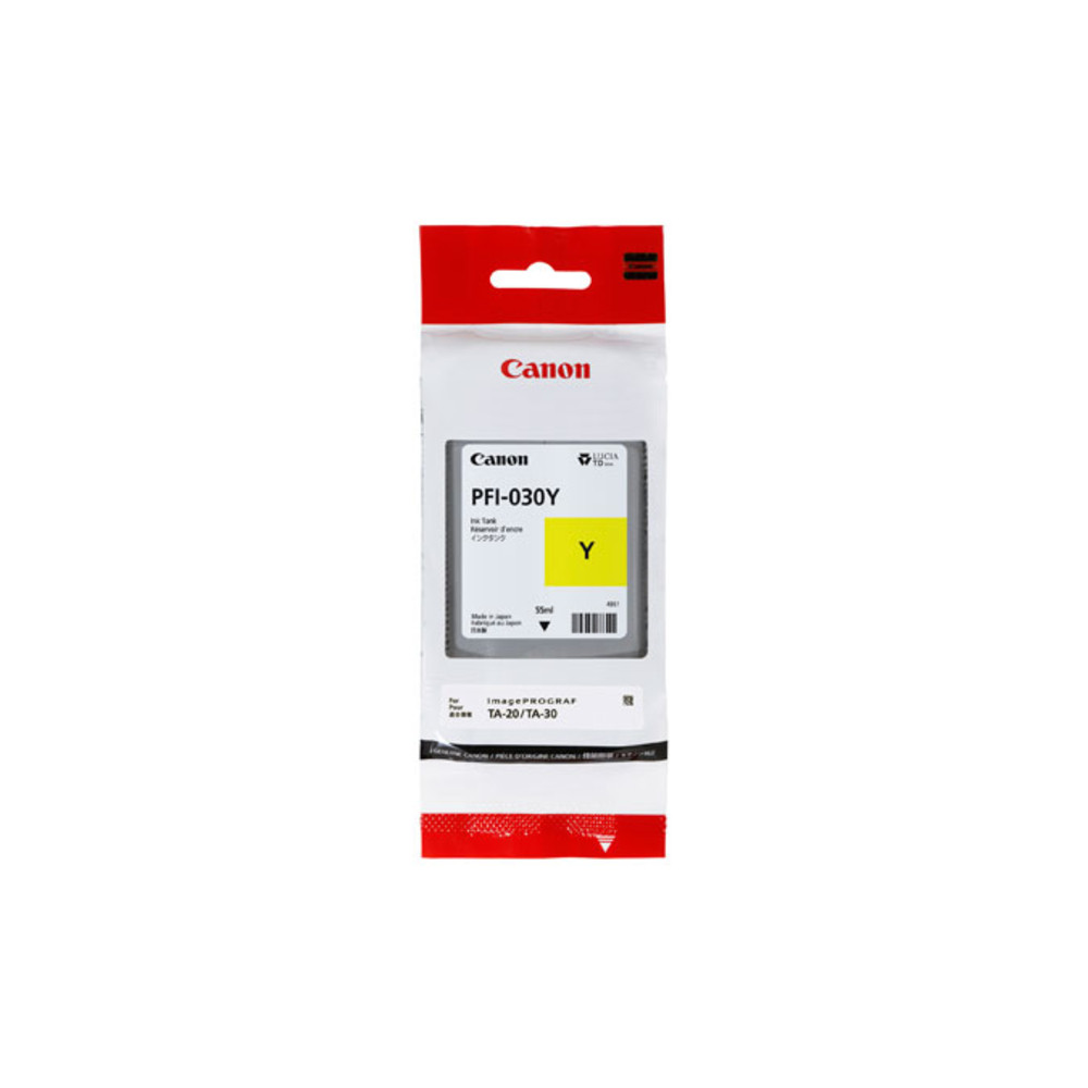 Canon PFI-030Y, Encre à pigments, 55 ml, 1 pièce(s) 3492C001