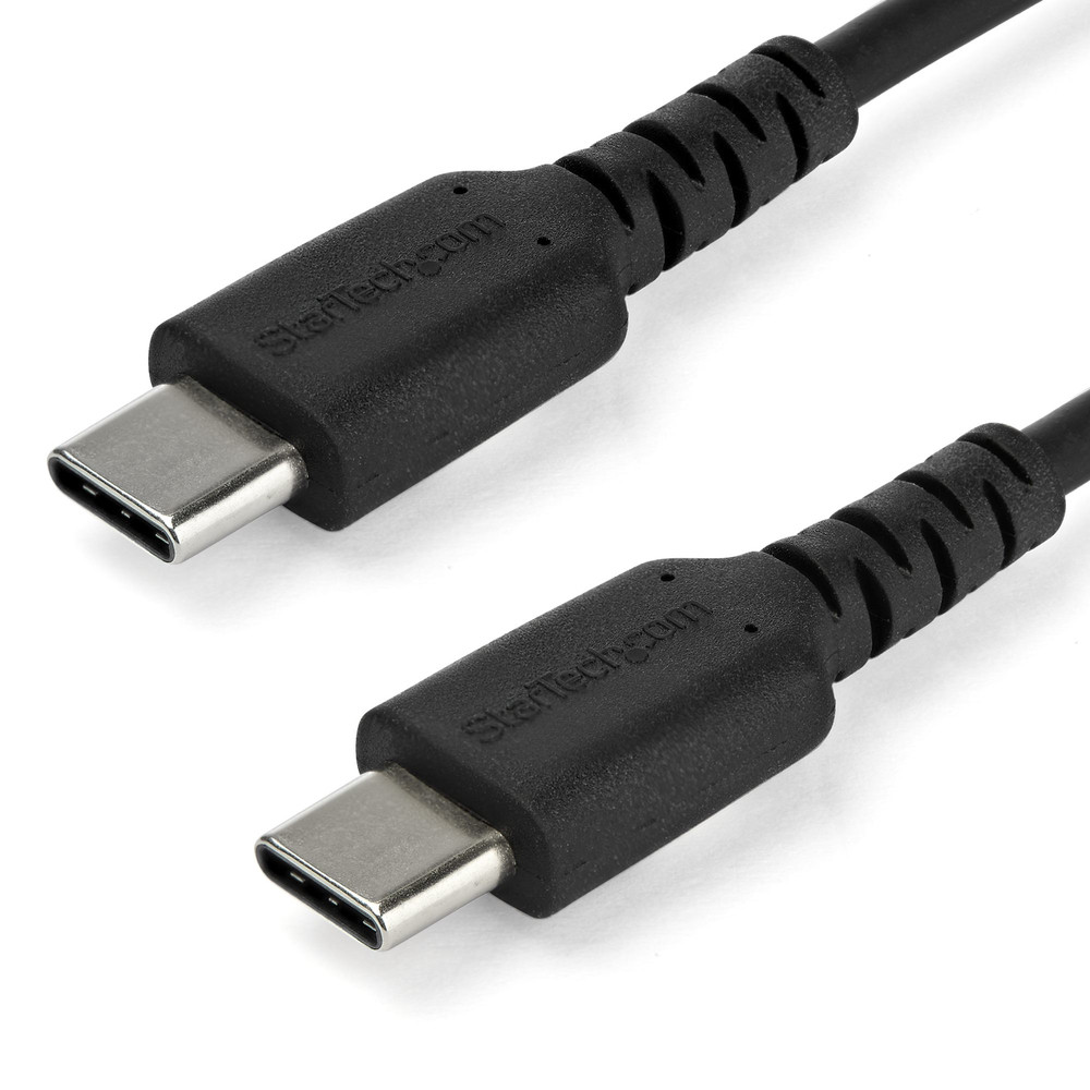 StarTech.com Câble USB-C vers USB-C de 2 m - Noir, 2 m, USB C, USB C, USB 2.0, 0,48 Gbit/s, Noir RUSB2CC2MB
