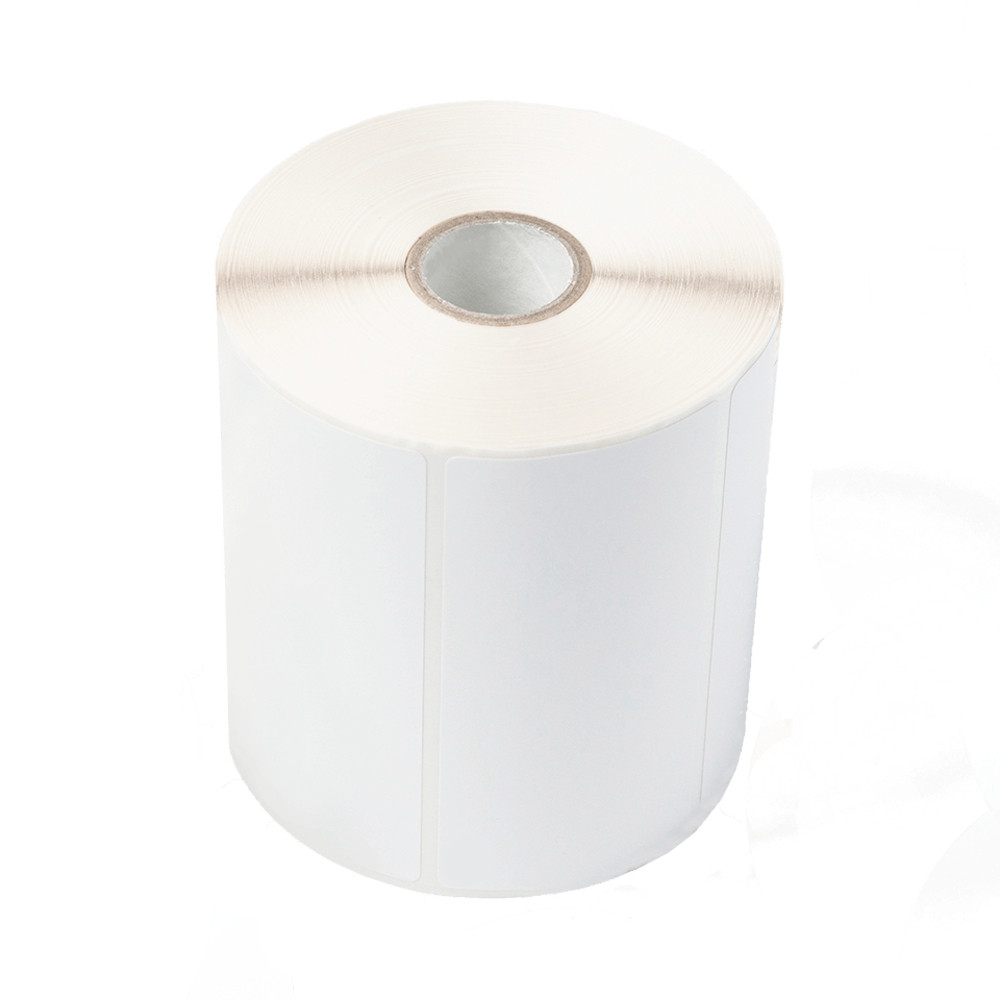 Brother BCS-1J074102-121 - Rouleau d'tiquettes prdcoupes couches (Par lot de 6), Blanc, tiquette dcoupe, Transfert thermique, TD-4420TN, TD-45