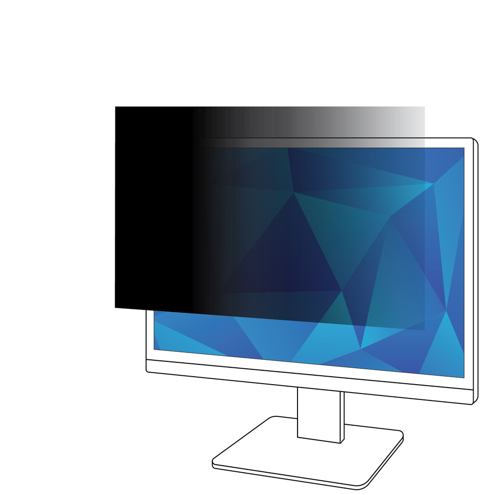 3M Filtre de confidentialité pour moniteur 43 po (1092 mm), 16:9, PF430W9B, 109,2 cm (43'), 16:9, Moniteur, Filtre de confidentialité sans bords pour