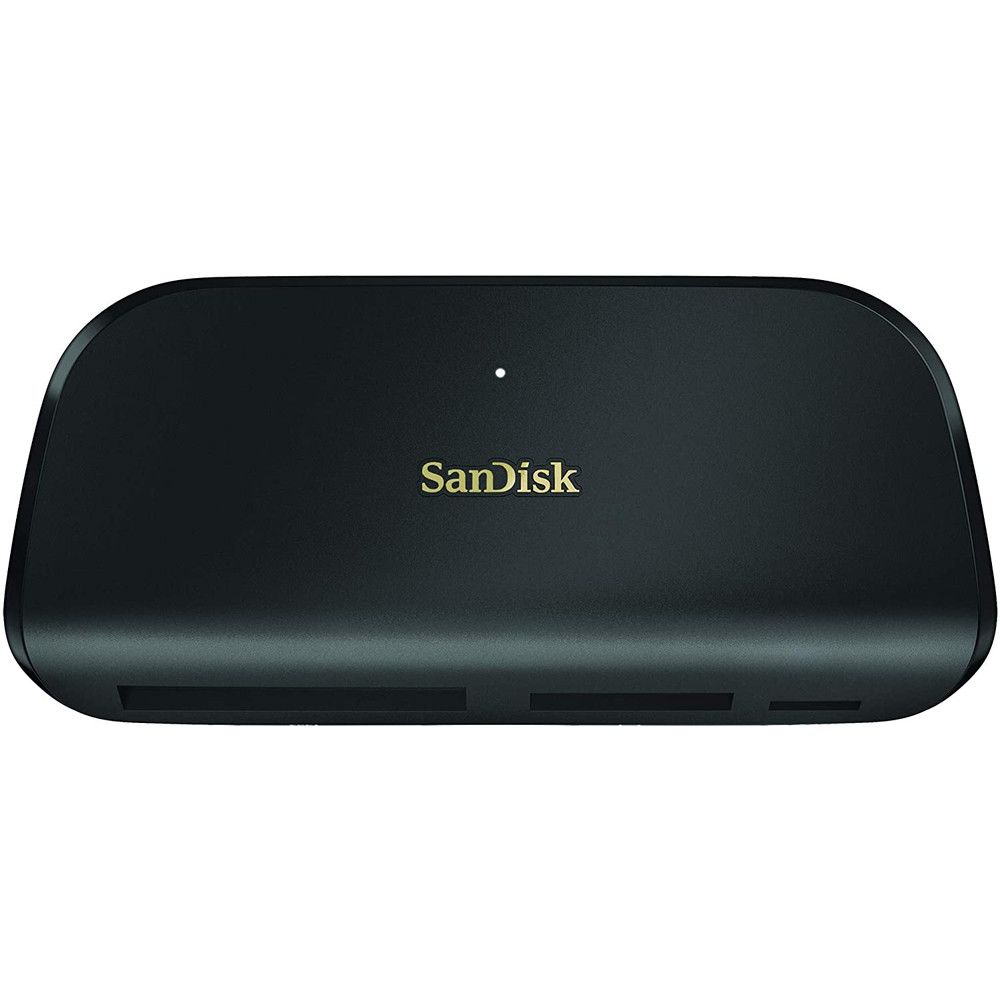 SanDisk ImageMate PRO USB-C, CF, MicroSD (TransFlash), MicroSDHC, MicroSDXC, SD, SDHC, SDXC, Noir, 312 Mbit/s, USB 3.2 Gen 1 (3.1 Gen 1) Type-C, 123 m