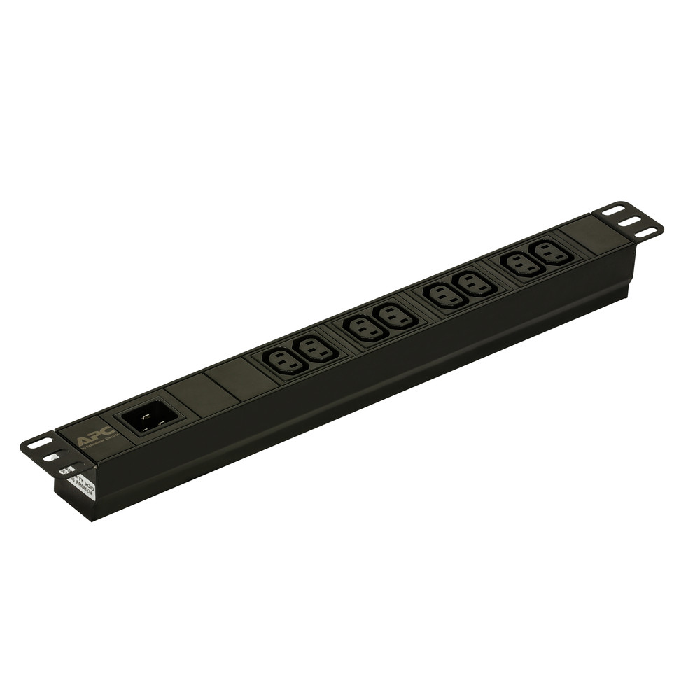 APC EPDU1016B, Basique, 1U, Monophas, horizontale, Aluminium, Noir