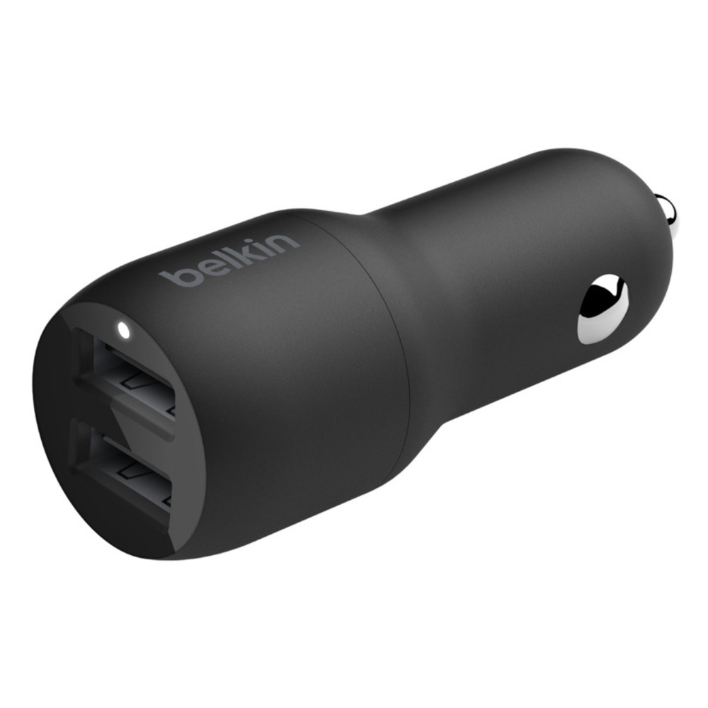 Belkin BoostCharge, Auto, Allume-cigare, 4,8 A, Noir CCB001BTBK