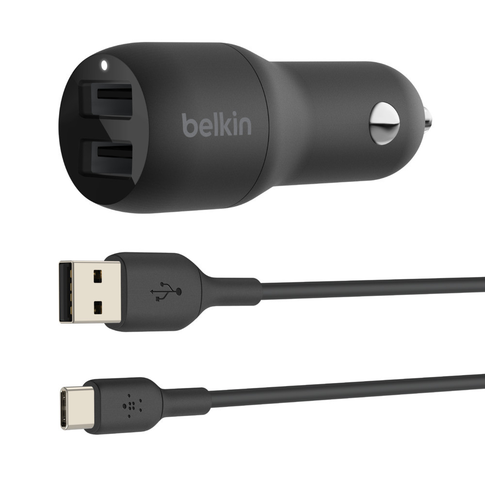 Belkin Boost Charge, Auto, Allume-cigare, 1 m, Noir CCE001BT1MBK