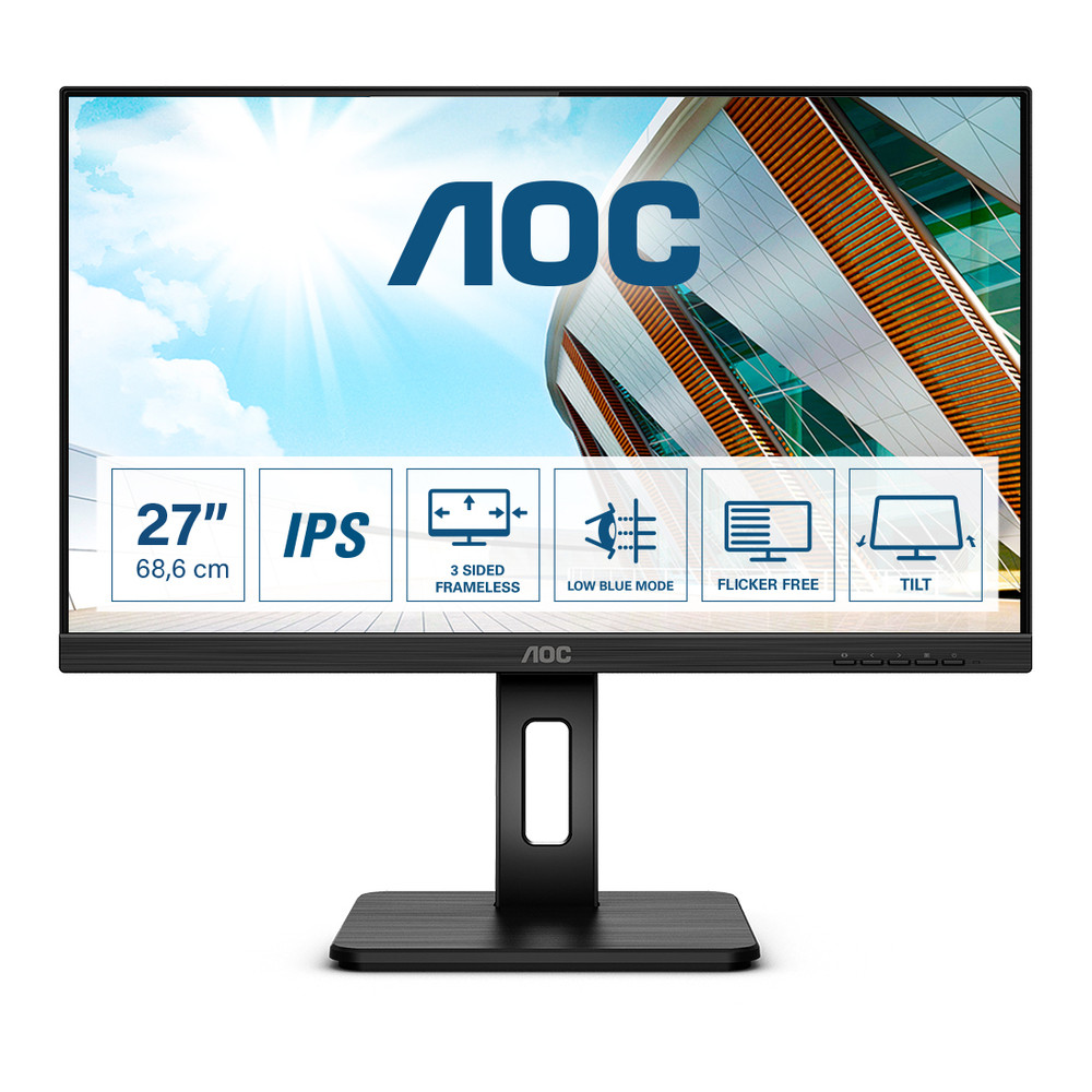 AOC P2 27P2Q LED display 68 6 cm 27 1920 x 1080 pixels Full HD Neuf - vue 7