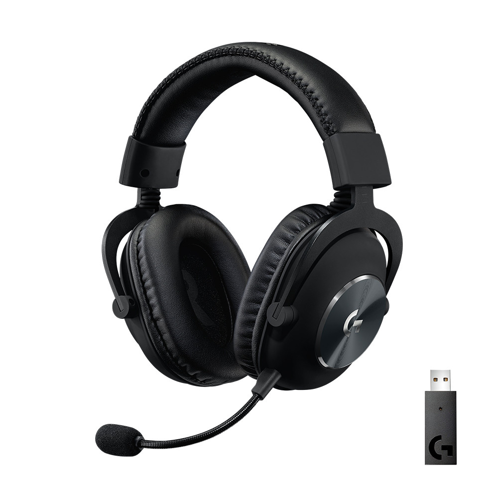 Logitech G Pro X Lightspeed wireless gaming, Sans fil, 20 - 20000 Hz, Jouer, 370 g, Casque, Noir 981-000907