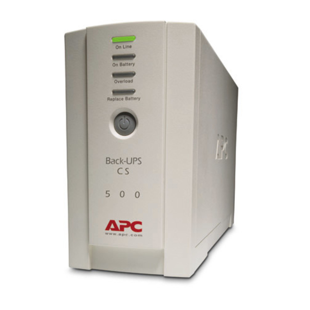 APC Back-UPS, Veille, 500 VA, 300 W, Sinus, 160 V, 300 V BK500EI
