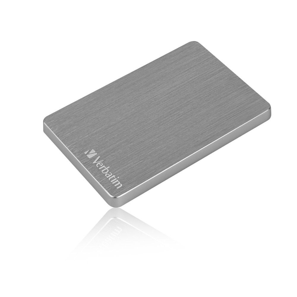 Verbatim Disque dur portable mince Store ?n? Go ALU 1 To gris, 1 To, 2.5', 3.2 Gen 1 (3.1 Gen 1), Gris 53662