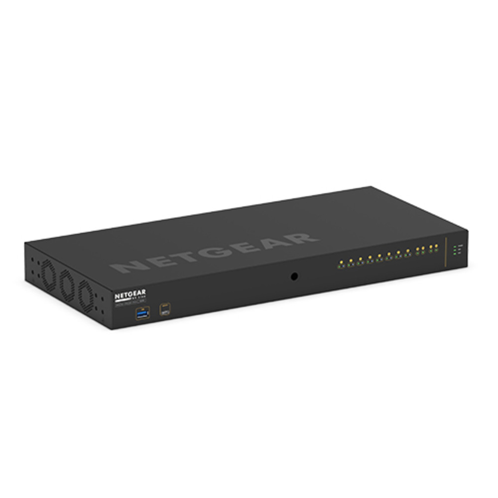 NETGEAR M4250 10G2XF PoE+ commutateur 12 ports Gere Montable sur rack - vue 2