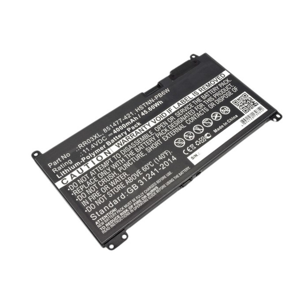 DLH HERD3314 B044Y4 Batterie de portable équivalent à : HP RR03XL HP 851477 421 HP 851477 541 HP 851477 831 HP 851477 832 HP 851610 850 HP 851610 855 HP RR03048XL HP HSTNN PB6W HP... - vue 2