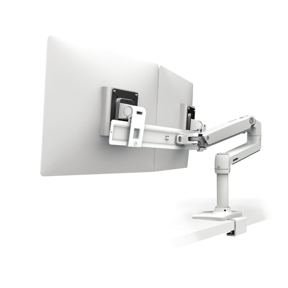 Ergotron LX Series 45-609-216, Pince, 9,9 kg, 63,5 cm (25'), 100 x 100 mm, Réglage de la hauteur, Blanc