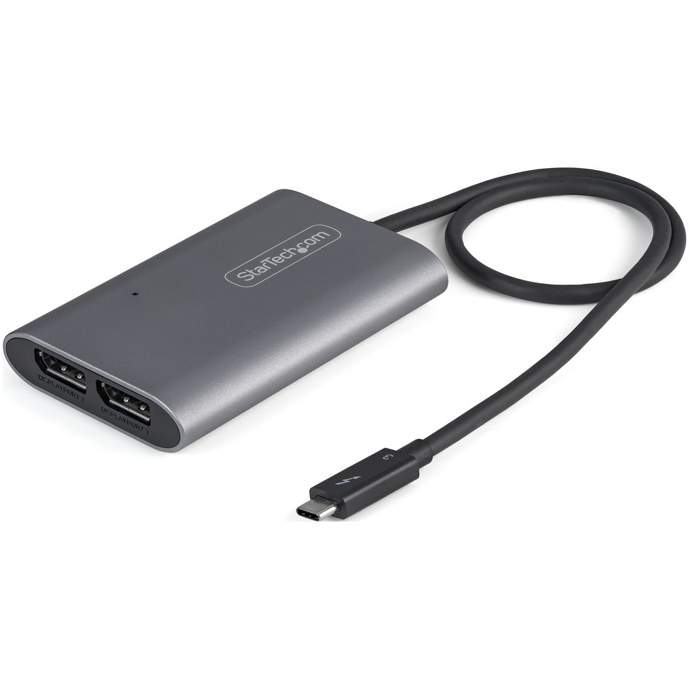 StarTech.com Adaptateur Thunderbolt 3 vers Dual DisplayPort DP 1.4 Adaptateur Thunderbolt 3 vers Double 4K 60Hz DP ou Single Vidéo 8K5K TB3 vers