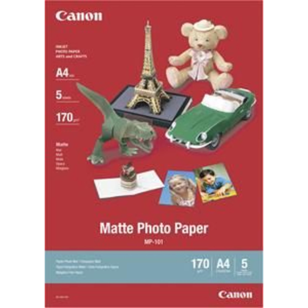 Canon Matte Photo Paper, 5 feuilles 7981A042