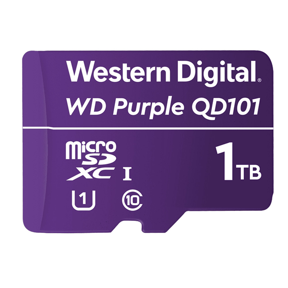 Western Digital WD Purple SC QD101, 1000 Go, MicroSDXC, UHS-I, Class 1 (U1) WDD100T1P0C