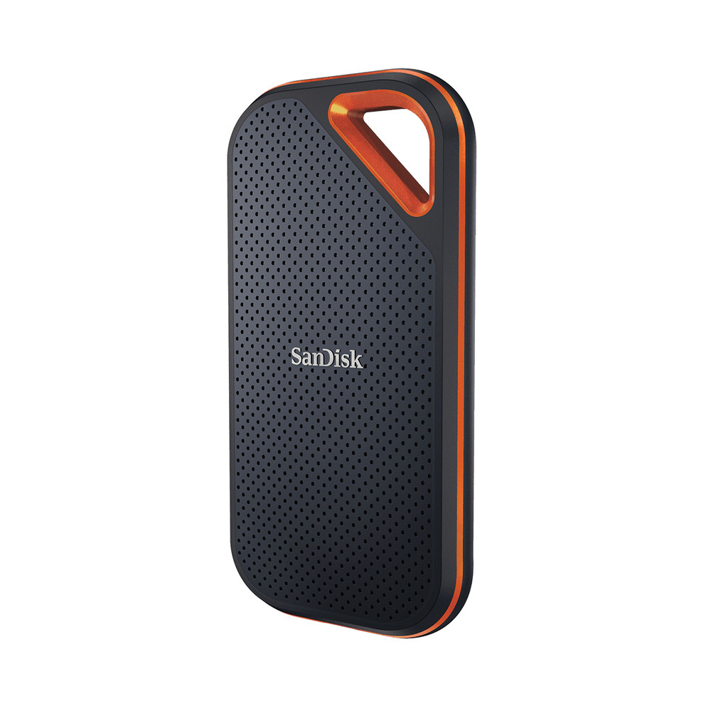 SanDisk Extreme PRO, 4000 Go, USB Type-C, 3.2 Gen 2 (3.1 Gen 2), 2000 Mo/s, Protection par mot de passe, Noir, Orange SDSSDE81-4T00-G25