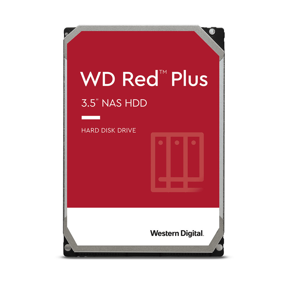 Western Digital WD Red Plus, 3.5', 10000 Go, 7200 tr/min WD101EFBX