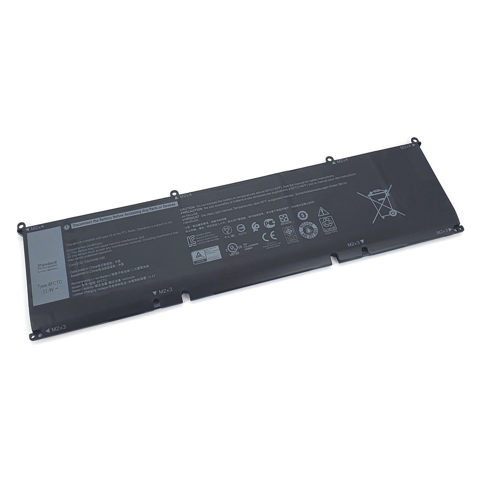 DLH Batterie Li-Pol 11.4V 7000mAh 80Wh - 69KF2 / 069KF2 / 8FCTC / M59JH, Batterie, DELL, DELL G7 (7500) / Precision 5550 / XPS 15 (9500) / Alienware M