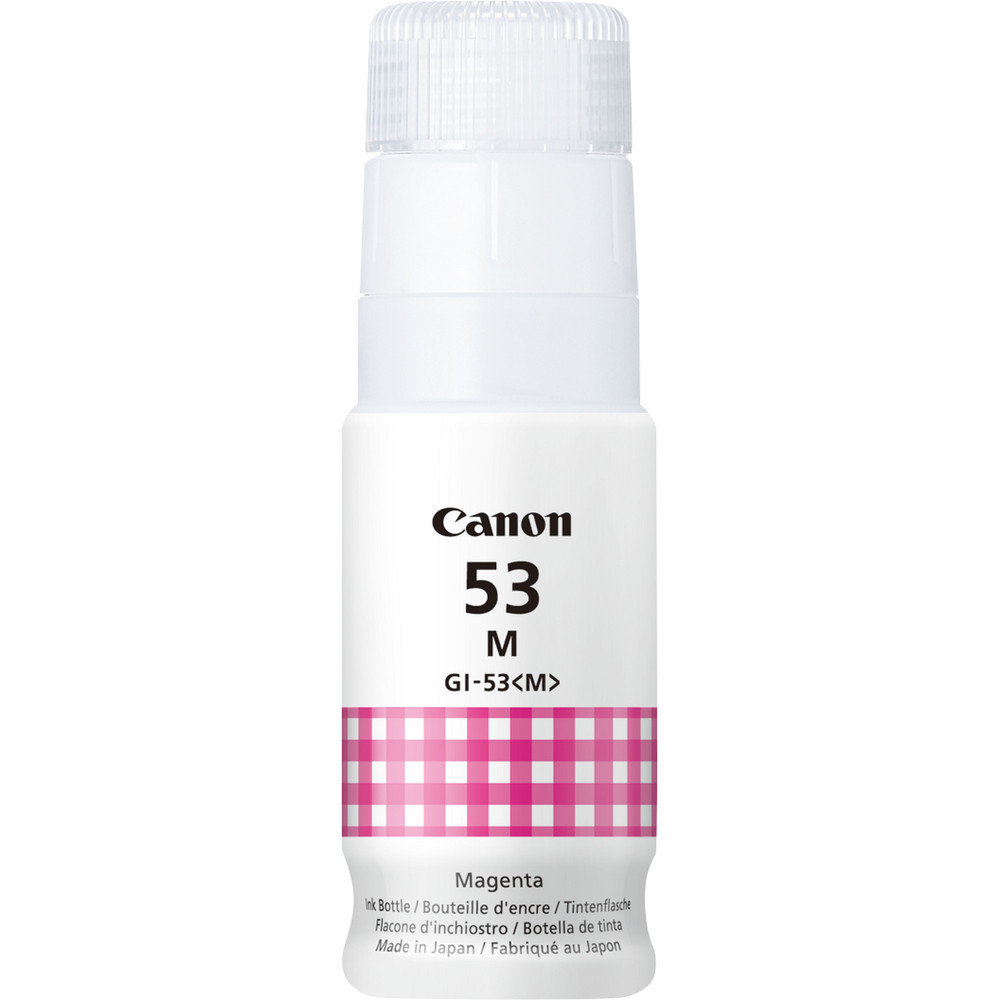 Canon Bouteille d'encre magenta GI-53M, Magenta, Canon, PIXMA G650 PIXMA G550, 60 ml, Jet d'encre, 1 pièce(s) 4681C001