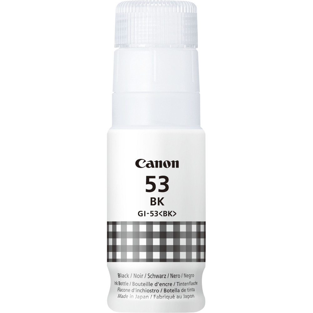 Canon Bouteille d'encre noire GI-53BK, Noir, PIXMA G650 PIXMA G550, 60 ml, Jet d'encre, 1 pièce(s) 4699C001