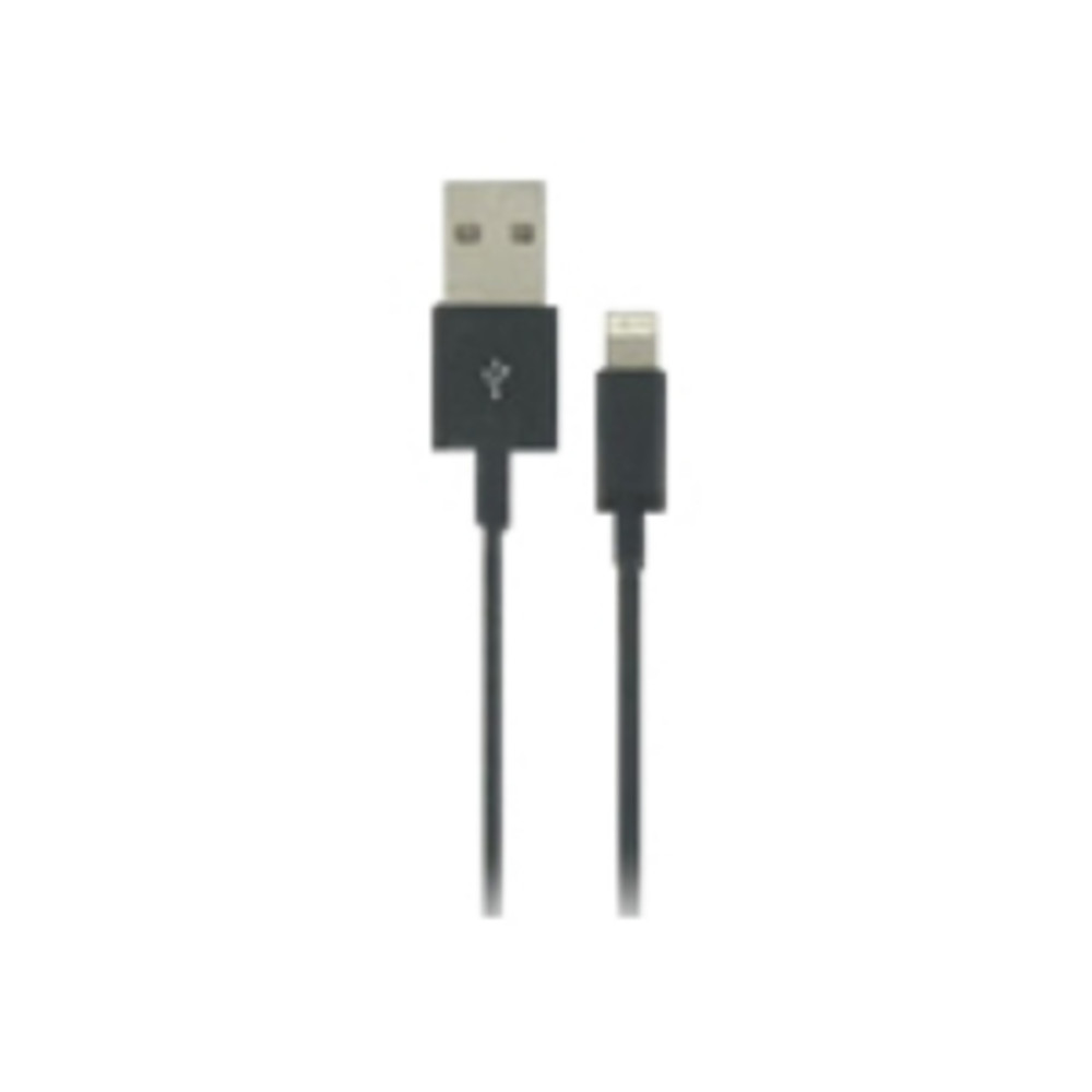 DLH DY-TU1704B, 1 m, Lightning, USB A, Noir, Droit, Droit