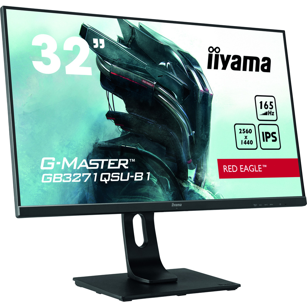 iiyama G-MASTER GB3271QSU-B1, 80 cm (31.5'), 2560 x 1440 pixels, Wide Quad HD, LED, 1 ms, Noir