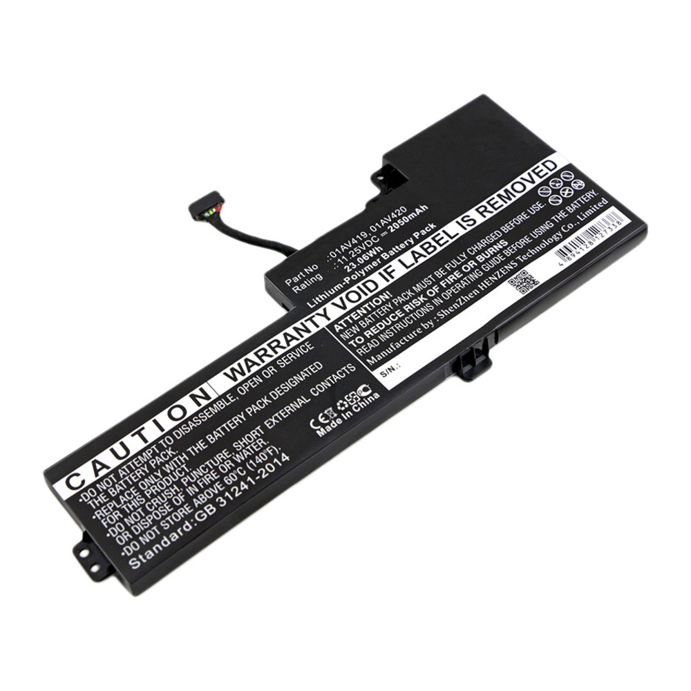 DLH Batterie Li-Pol 11.25V 2050mAh 24Wh - 01AV419 / 01AV420 / 01AV421 / 01AV489 / SB10K97576 / SB10K97577 / SB10K97578, Batterie, Lenovo, LENOVO Think