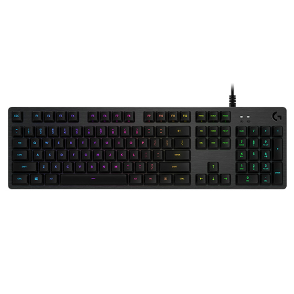 Logitech G G512 LIGHTSYNC RGB Mechanical Gaming Keyboard with GX switches Avec fil USB Clavier mécanique AZERTY LED RGB 920