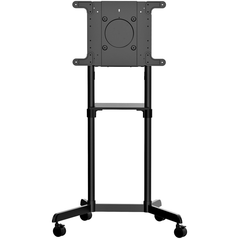 StarTech.com Chariot Meuble TV - Support TV sur Roulettes Portable pour Écrans VESA 37-70' (70kg) - Pied TV avec Étagère de Rangement - Inclinable - G