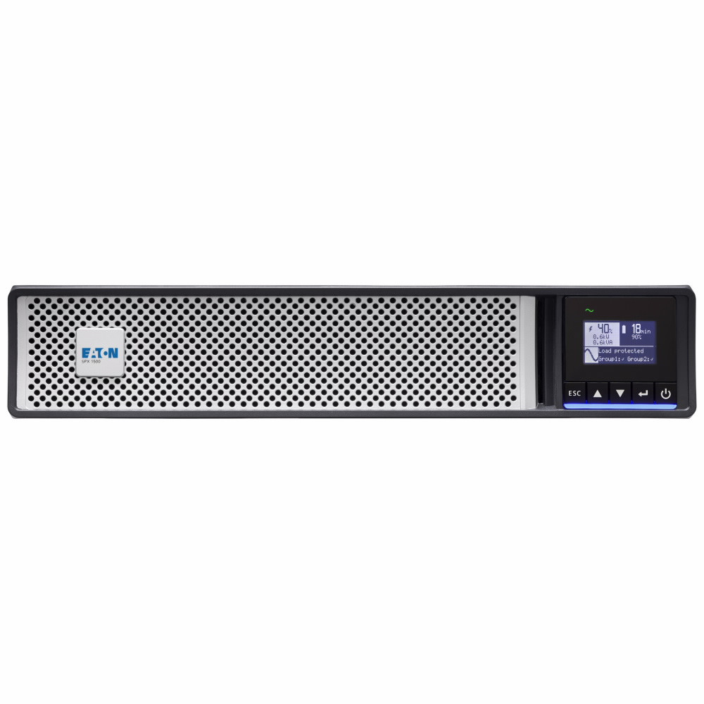 Eaton 5PX Gen2, Interactivité de ligne, 1500 kVA, 1500 W, Sinusoïde pur, 160 V, 294 V 5PX1500IRTNG2