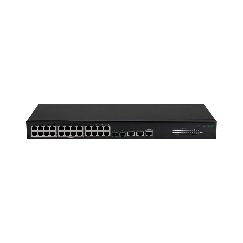 HPE FlexNetwork 5140 24G 2SFP+ 2XGT EI, Géré, L3, Gigabit Ethernet (10/100/1000), Full duplex, Grille de montage, 1U R8J41A#ABB