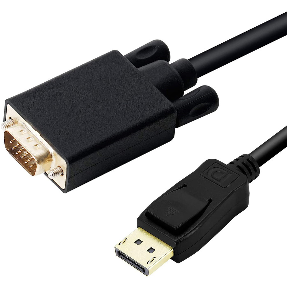 DLH DY-TU4696B, 2 m, DisplayPort, VGA (D-Sub), Mâle, Mâle, Droit