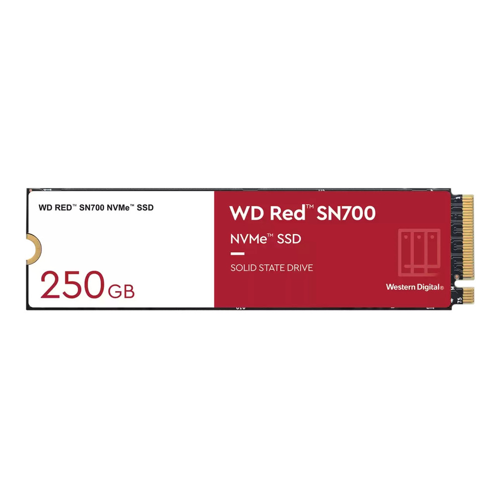 Western Digital WD Red SN700, 250 Go, M.2, 3100 Mo/s, 8 Gbit/s WDS250G1R0C
