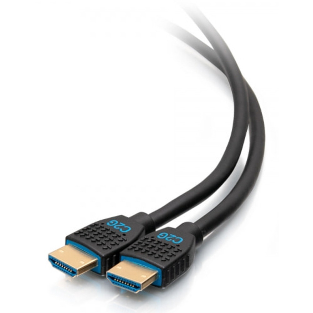 C2G Câble HDMI ultra flexible, haut débit, série de performance de 1,8 m - 4K 60 Hz encastrable dans le mur, certifié CMG (FT4), 1,83 m, HDMI Type A (