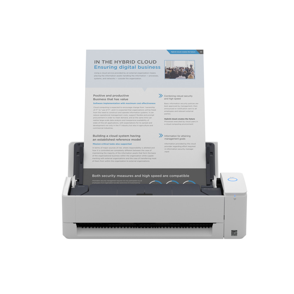 Ricoh ScanSnap iX1300, 216 x 360 mm, 600 x 600 DPI, 30 ppm, Scanner ADF, Blanc, Colour CIS PA03805-B001