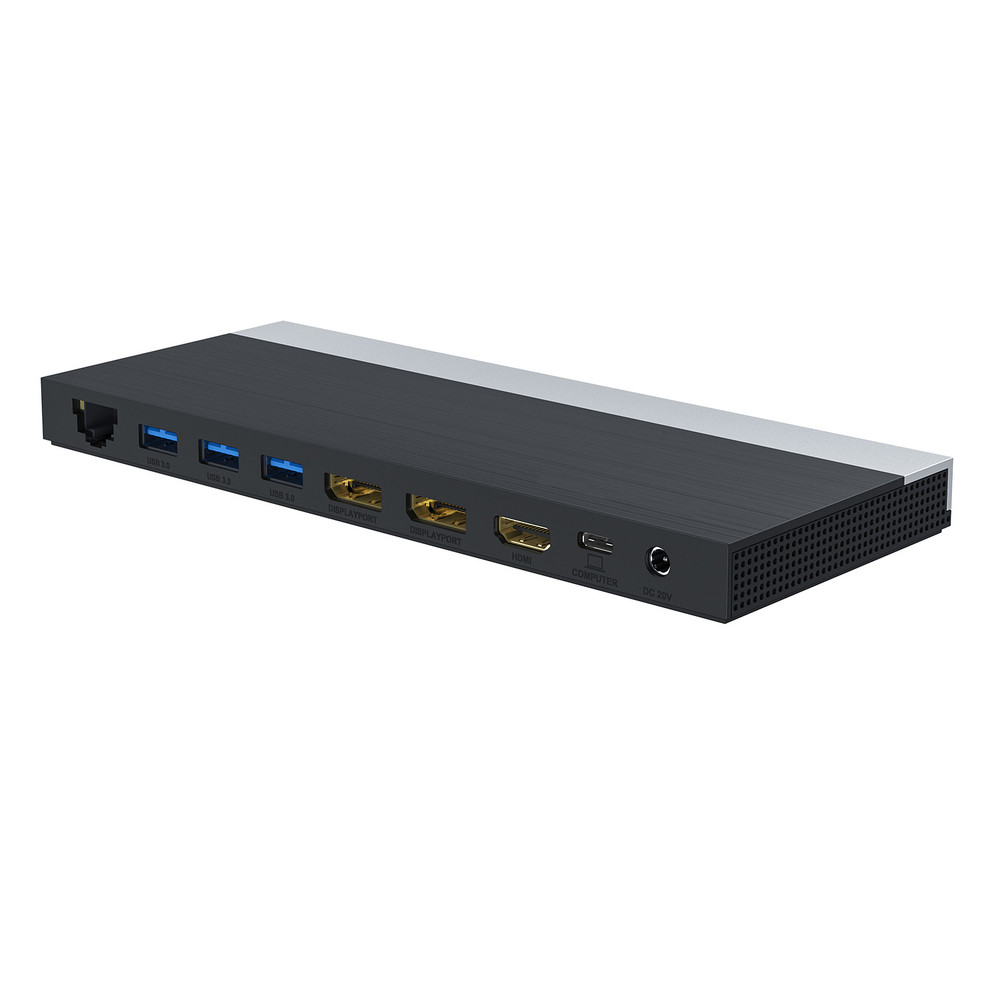 DLH Energy DY TU4720 Station d'accueil USB C 2 x DP HDMI 1GbE 130 Watt - vue 4