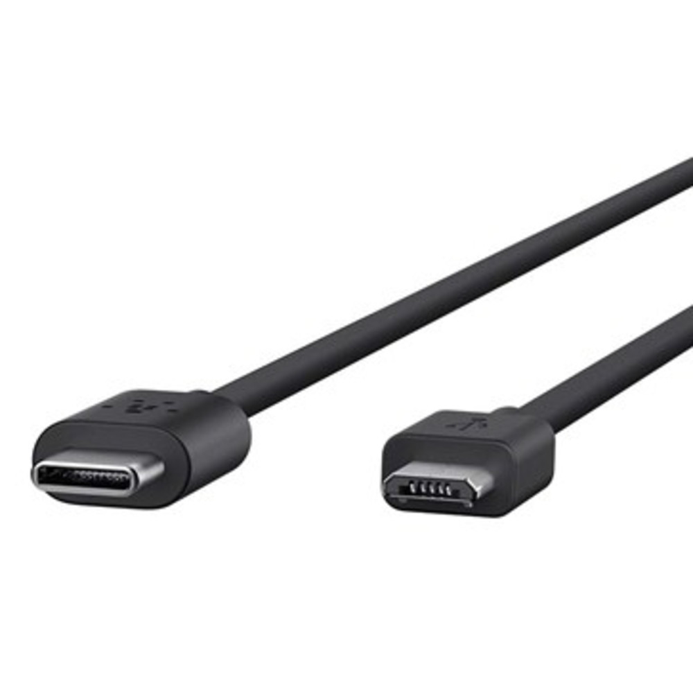 DLH CABLE USB-C VERS MICRO USB 1M NOIR, 1 m, USB C, Micro-USB B, USB 2.0, Mâle/Mâle, Noir DY-TU2702B