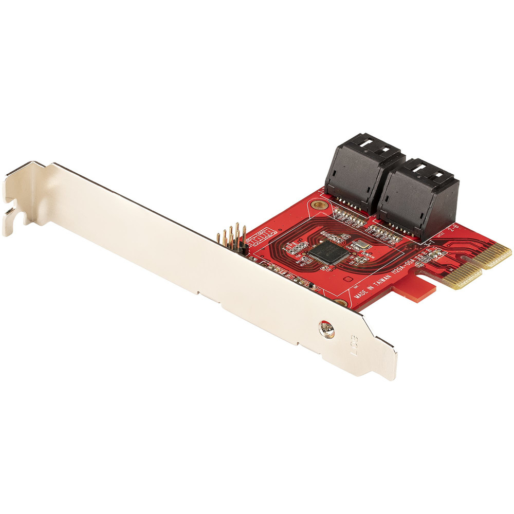 StarTech Carte PCI Express SATA 4 ports Controleur PCIe SATA ASM1166 Non Raid Convertisseur PCI Express 3.0 vers