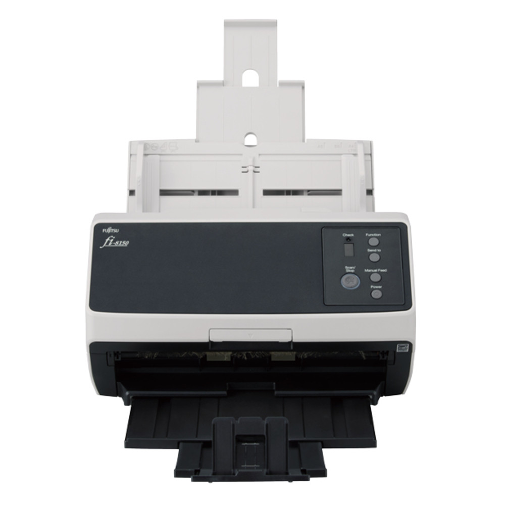 Fujitsu FI-8150, 216 x 355,6 mm, 600 x 600 DPI, 50 ppm, Niveau de gris, Monochrome, Numriseur chargeur automatique de documents (adf) + chargeur manu