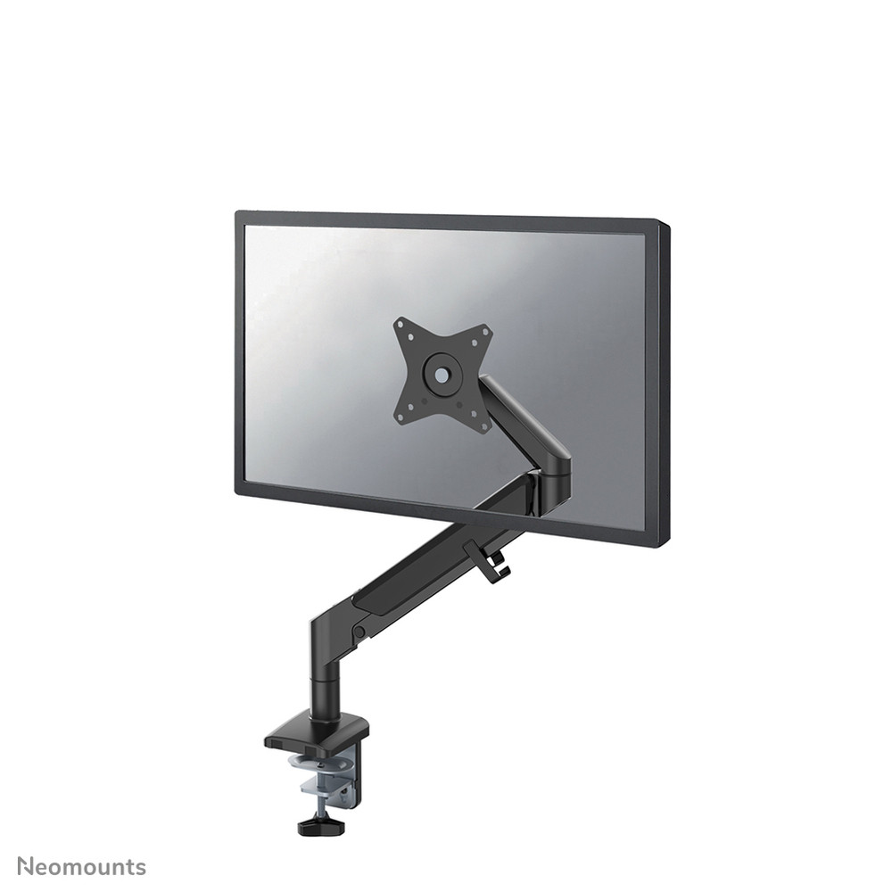 Neomounts DS70-810BL1 Support d'écran à fixer 17-32' - ressort à gaz - économie d'espace - arrêt 180°, Collier de serrage/ passe-fil, 9 kg, 43,2 cm (1