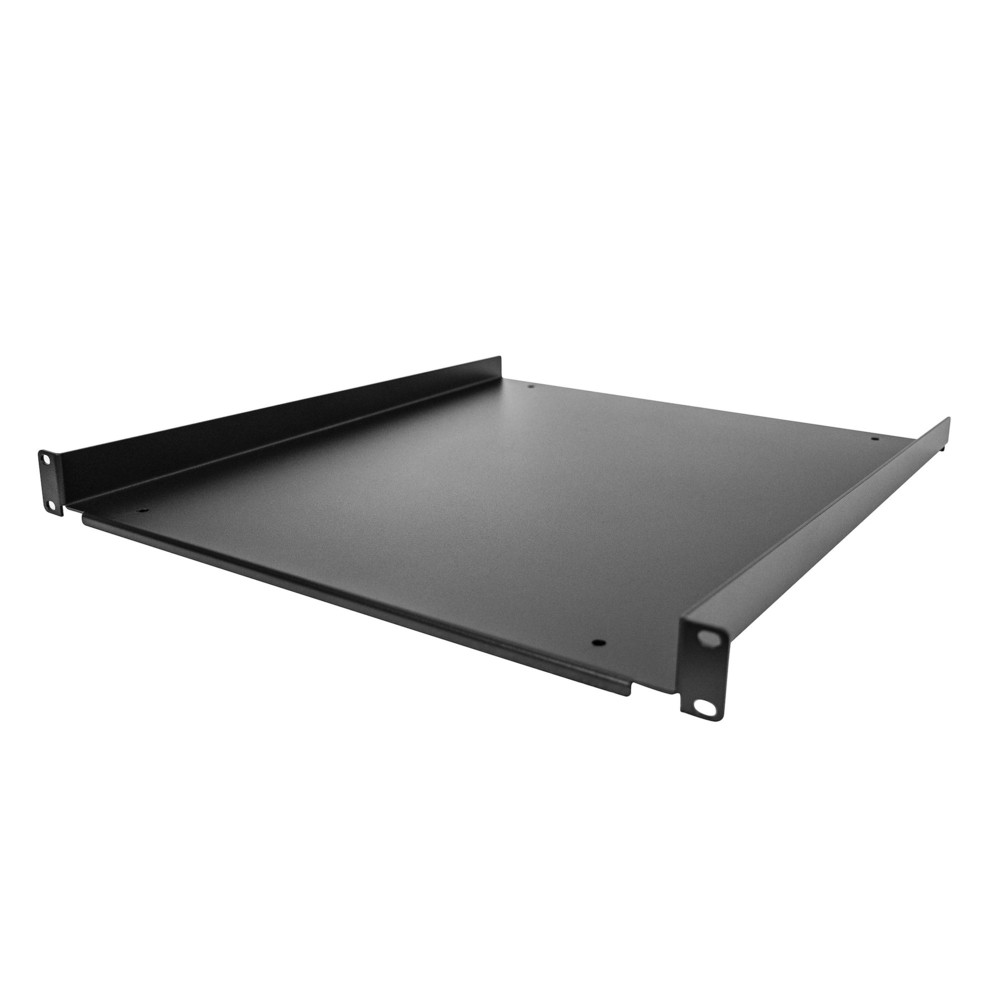 StarTech.com Étagère Rack 19 pouces 1U - Plateau Rackable Universel - Étagère Baie de Brassage - Étagère Cantilever Rack 19' - Capacité 25kg - Rangeme