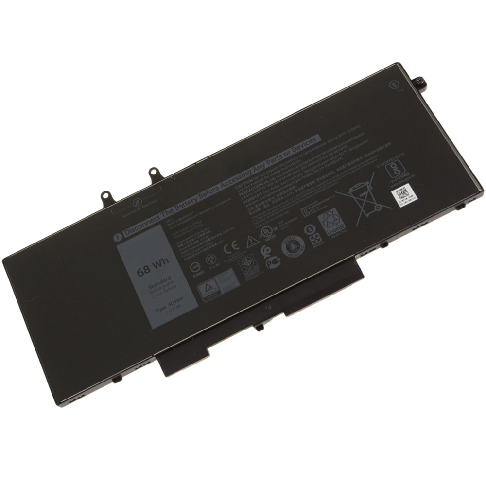 DLH Batterie Li pol 7.6V 8000mAh 61Wh 4GVMP / RF7WM / C5GV2 / X77XY / 9JRYT / MCV1G Neuf - vue 2
