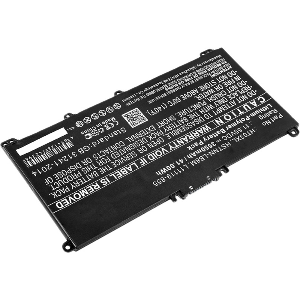 DLH Batterie Li ion 11.55V 3600mAh 42Wh HT03XL / HSTNN DB8R / HSTNN DB8S / HSTNN IB80 / HSTNN IB8O / HSTNN LB8M Neuf - vue 2