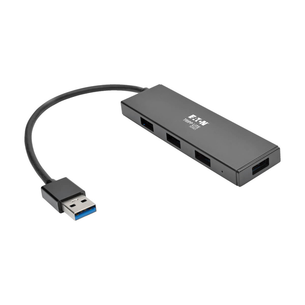 Tripp Lite U360-004-SLIM, USB 3.2 Gen 1 (3.1 Gen 1) Type-A, USB 2.0, USB 3.2 Gen 1 (3.1 Gen 1) Type-A, 5000 Mbit/s, Noir, Chine, RoHS