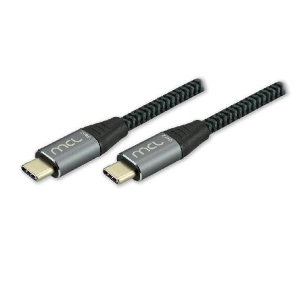 MCL MC1C99A003C1032, 2 m, USB C, USB C, USB 3.2 Gen 2 (3.1 Gen 2), 10 Gbit/s, Noir