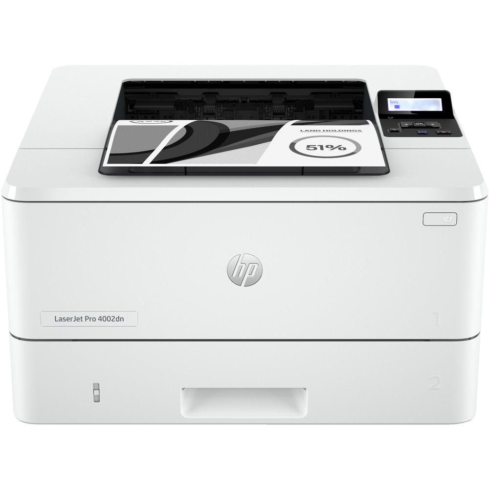 HP LaserJet Pro Imprimante 4002dn, Laser, 1200 x 1200 DPI, A4, 40 ppm, Impression recto-verso, Blanc 2Z605F#B19