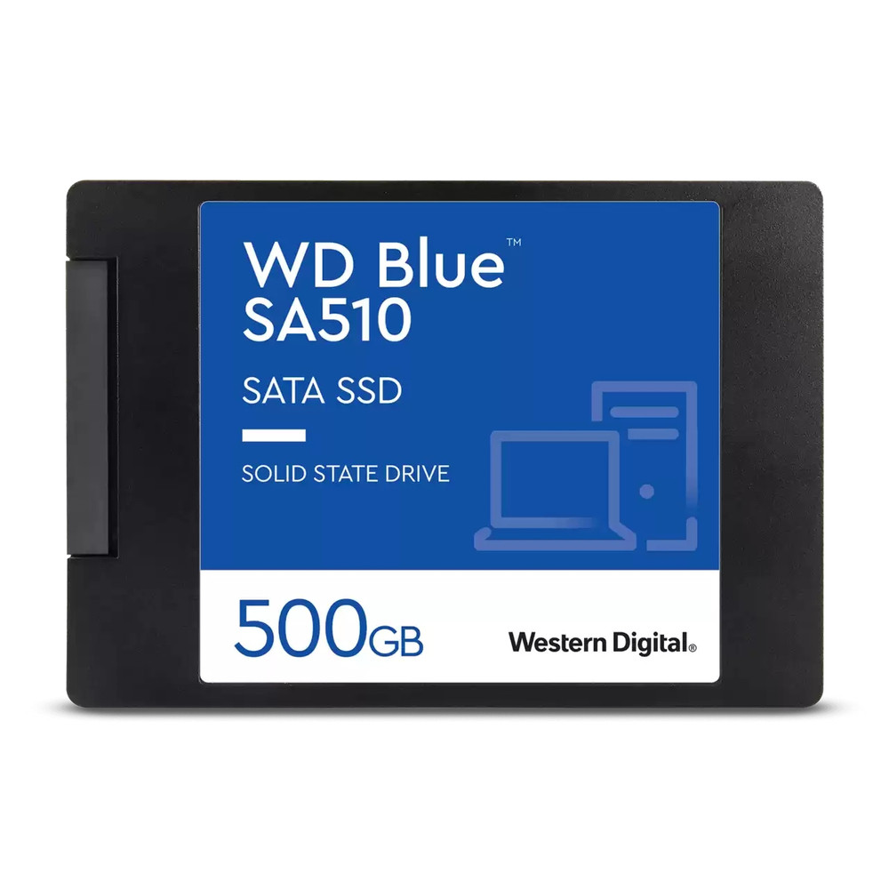 Western Digital Blue SA510, 500 Go, 2.5', 560 Mo/s, 6 Gbit/s WDS500G3B0A