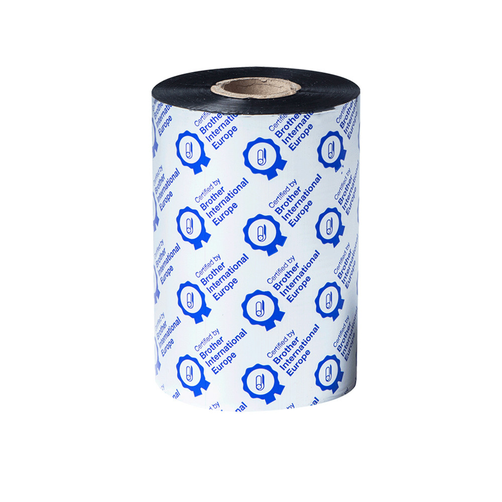 Brother BWP-1D450-110 - Ruban encreur noir en cire premium  transfert thermique, TJ-4020TN, TJ-4120TN, TJ-4021TN, TJ-4121TN, Noir, Transfert thermiqu