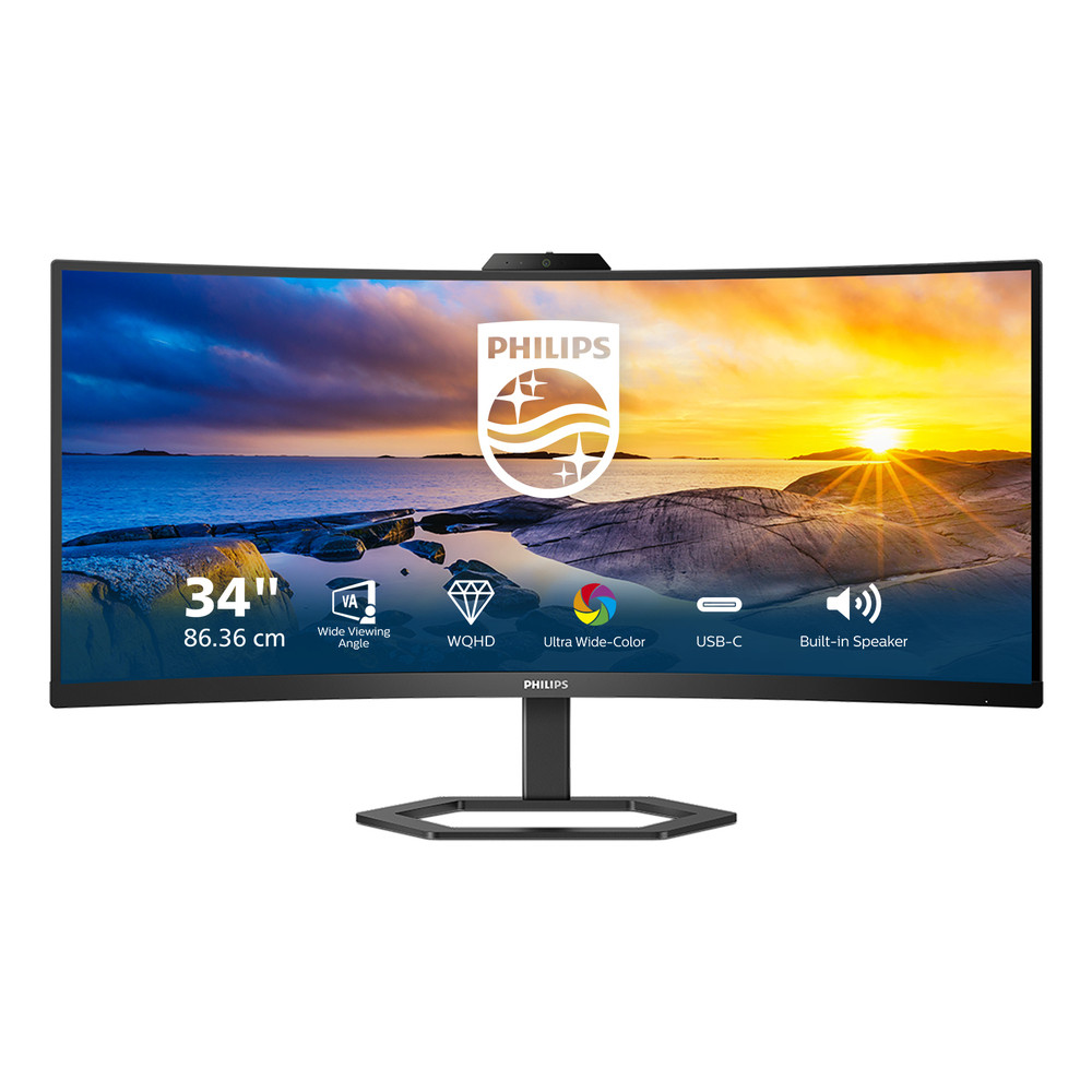 Philips 5000 series 34E1C5600HE/00, 86,4 cm (34'), 3440 x 1440 pixels, 4K Ultra HD, LED, 4 ms, Noir